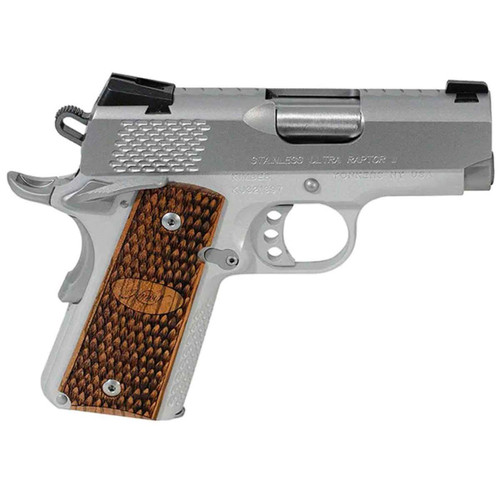 Kimber Ultra Raptor II 1911 Compact 45 ACP, 3" Barrel, Wood Grips, 7rd - 1911 Guns | The Gun Shop