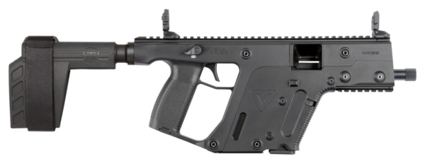 Kriss Vector SDP-SB 9mm, 5.5" Barrel, SBX-K Brace, Black, Glock Style Mags, 17rd