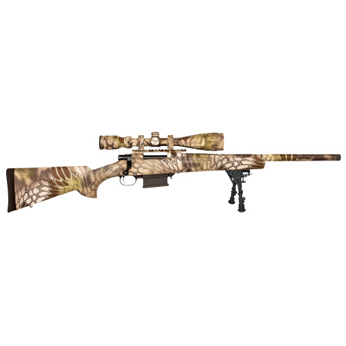 Howa Mini Action 6.5 Grendel, 20" Threaded Barrel, Kryptek Highlander, Gamepro 4-16x44 Scope, 5rd - Firearm | The Gun Shop