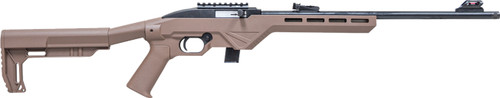 Legacy Citadel Trakr Semi-Auto 22 LR, 18" Barrel, Flat Dark Earth, 10rd - Firearm | The Gun Shop