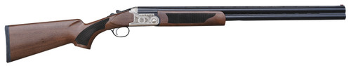 Pointer Acrius 28 Ga, 2.75" Chamber 28" Barrel, Engraved Nickel, Turkish Walnut, 2rd - Firearm | The Gun Shop