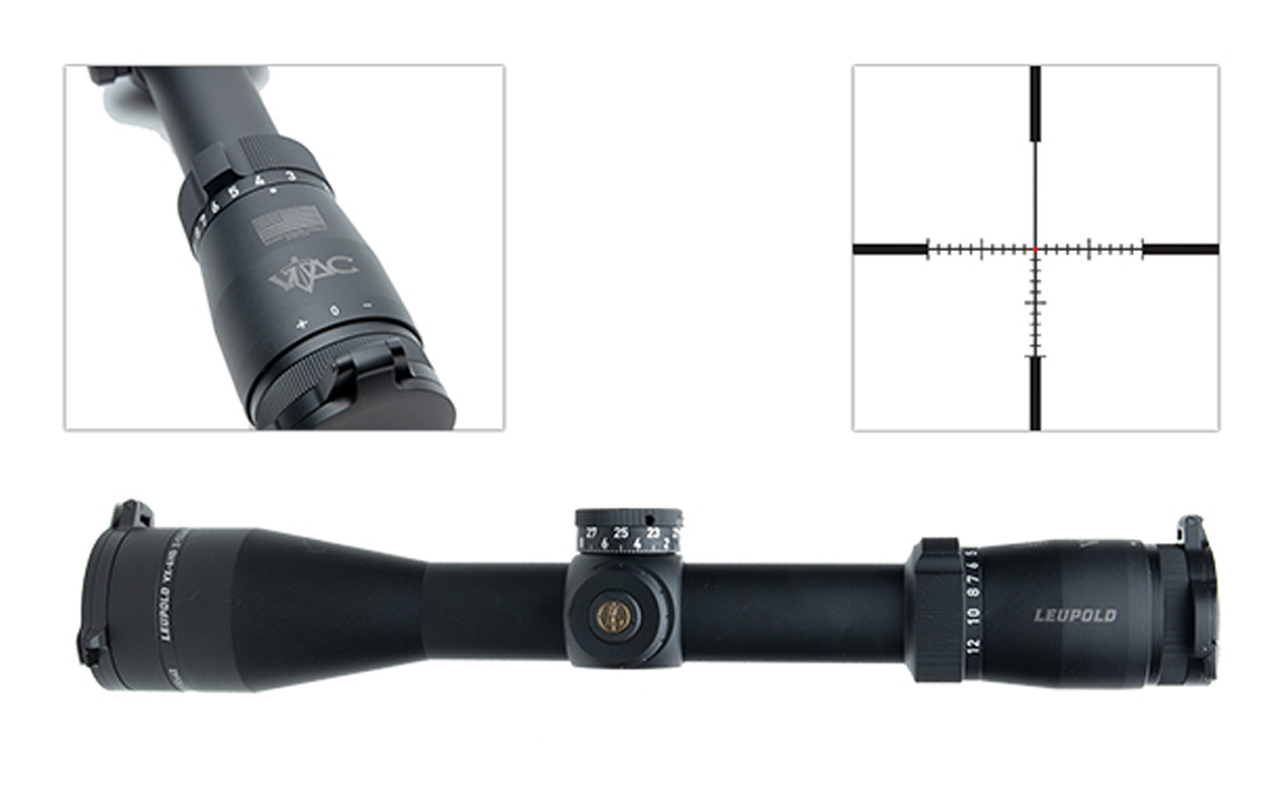 Leupold VX-6HD, 2-12x42mm, TRIMOA Reticle, VTAC Engraving, Black
