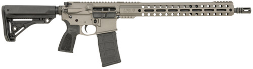 Live Free Battle Rifle Lite 5.56x45mm, 16" Threaded Barrel, Tungsten Cerakote, 30rd - AR-15 Rifles | The Gun Shop