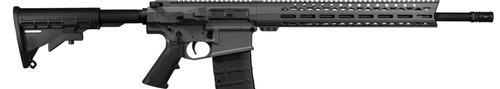 Live Free Battle Rifle Heavy 7.62x51mm, 18" Threaded Barrel, Tungsten Cerakote, Rogers Super Stock, 10rd - AR-10 Rifles | The Gun Shop