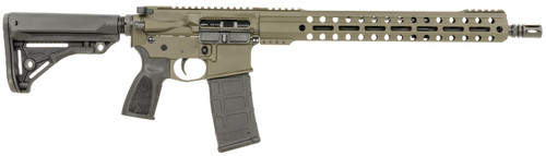 Live Free Battle Rifle Lite 5.56x45mm, 16" Threaded Barrel, Olive Drab Green, 30rd - AR-15 Rifles | The Gun Shop