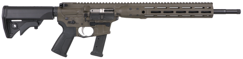 LWRC IC Nine 9mm, 16" Threaded Barrel, Patriot Brown Cerakote, 33rd - AR-15 Rifles | The Gun Shop