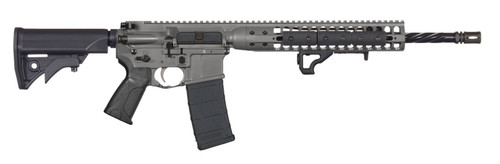 LWRC IC Direct Impingement 5.56x45mm, 16" Barrel, Tungsten Grey, 30rd - Firearm | The Gun Shop