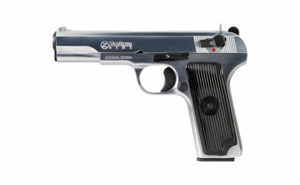 Zastava M70AA Tokarev, Soviet TT Type 9mm, 4.5" Barrel, Chromed Finish, 8rd Mag