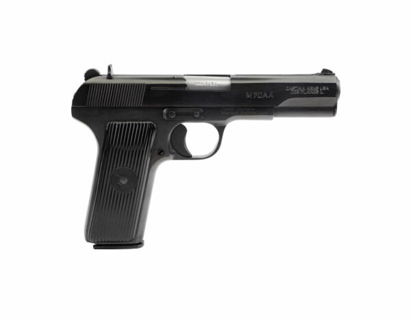 Zastava M70AA Tokarev Pistol (Soviet TT Type) 9mm 4.5" Barrel, Blued Finish, 8rd Mag