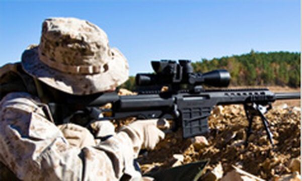Barrett Model 98B .338 Lapua Magnum, 27" Fluted Barrel, Bipod & Monopod