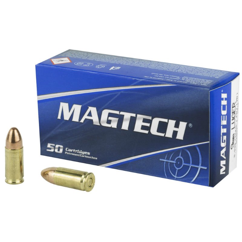 RTG Parts 9mm Magtech FMJ 124gr, 50rd Box, 754908115013, AMMO-MT9B, RTG ...