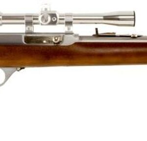 Marlin 60 W/Scope 22LR 19" Barrel Hardwood Stock SS Finish