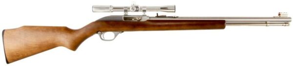 Marlin 60 W/Scope 22LR 19" Barrel Hardwood Stock SS Finish
