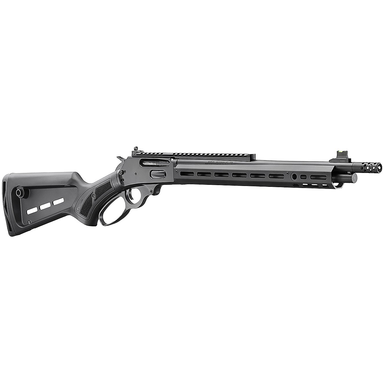 marlin-336-dark-series-30-30-win-16-threaded-barrel-black-matte-finish-black-webbed-stock-xs-rail-marlin-21267280 Marlin Dark Series Model 336 30-30 Winchester Lever Action Rifle | Academy
