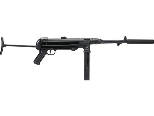 Mauser Rimfire MP-40 Carbine 22 LR,16.30" Barrel, Faux Suppressor, Black,10rd - Collector Guns | The Gun Shop