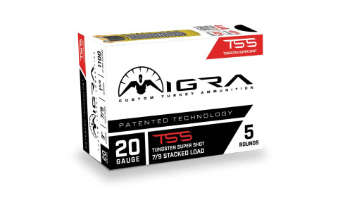 Migra Tungsten Super Shot 20 Ga, 3", 1 5/8 oz, 7/9 Shot, 5rd Box - Ammo | The Gun Shop