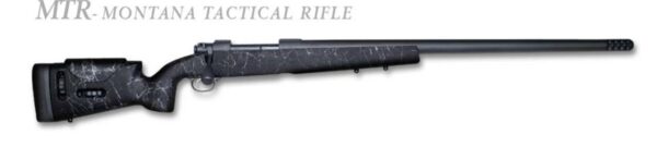 Montana Rifle Co. Montana Tactical 338 Norma Mag, Synthetic, Cerakote, Left Hand