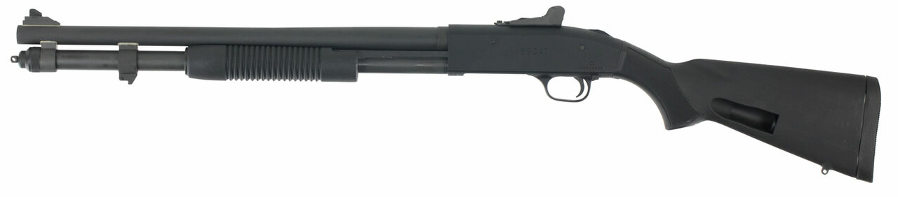 Mossberg 590A1 Tactical 12 Ga, 20" Barrel, Ghost Ring Sights, Black, 8rd