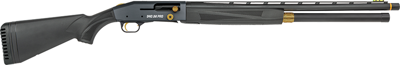 Mossberg 940 JM Pro 12 Ga, 24" Barrel, 3", Black/Tungsten, Fiber Optic, 9rd