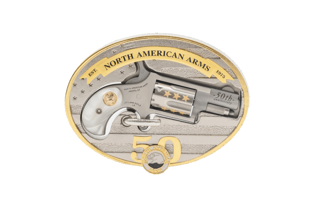NAA 50th Anniversary .22 LR Mini-Revolver w/ Belt Buckle - revolvers | The Gun Shop