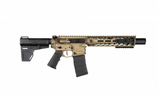 NEMO Arms Battle-Light 5.56/.223, 8" Barrel, KAK Brace, Burnt Bronze, 30rd
