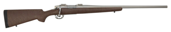 Nesika Sporter 7mm-08 Rem, 24" Stainless Steel Barrel, Bell & Carlson Medalist Stock, Chocolate Brown/Tan Webbing