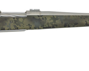 Nesika Sporter 280 Rem, 24" Barrel, Bell & Carlson Romainan Forest Camo Stock, Stainless Steel, 1rd