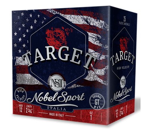 Nobel Sport Target 12 Ga, 2.75", 1 oz, 7.5 Shot, 250rd Box - Ammunition | The Gun Shop