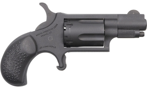 NAA Mini Shadow 22 LR, 1.125" Barrel, Black Cerakote, Hogue Grip, 5rd - Concealed Carry Guns | The Gun Shop