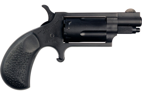 NAA Mini Shadow 22 Magnum, 1.125" Barrel, Black Cerakote, Hogue Rubber Grip, 5rd - Concealed Carry Guns | The Gun Shop