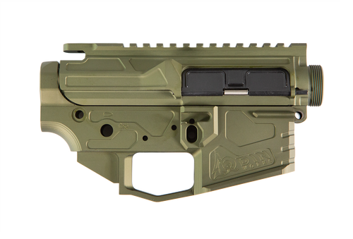 Odin Works OTR-15 Billet Receiver Set 5.56x45mm NATO, Green - AR-15 Lower Receivers | The Gun Shop