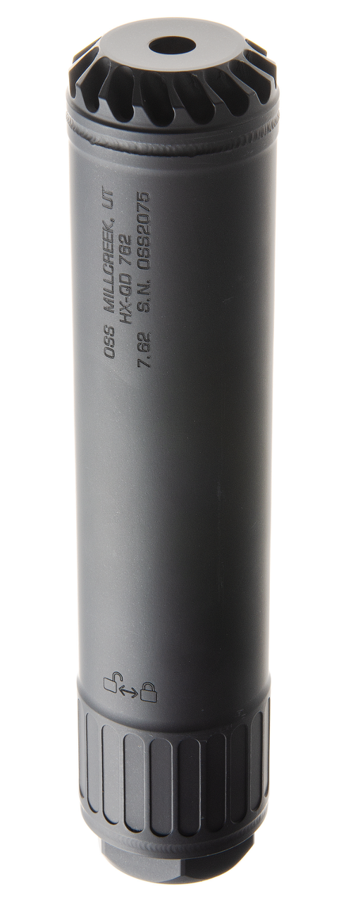 OSS HX-QD 762 Suppressor, Torque Lock, Full-Auto Rated, Black