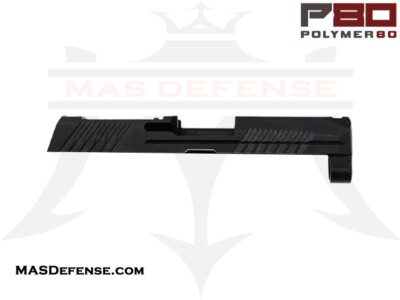 p80-slide-subcompact-optic-cut-black-nitride-s-l400 P80 9MM STRIPPED SLIDE SIG P320 COMPACT - P80 BLACK NITRIDE - RMR OPTIC ...