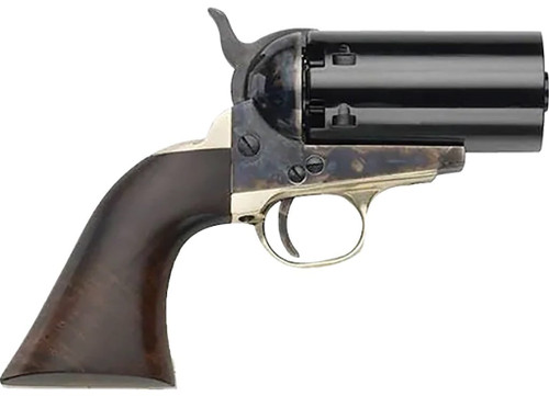 Pietta 1851 Navy "Yank" Pepperbox 36 Caliber, No Barrel, Color Case Hardened, 6rd - Collector Guns | The Gun Shop
