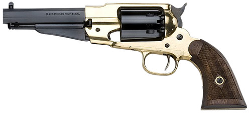 Pietta 1858 Remington Texas Sheriff 44 Caliber, 5.5" Barrel, Brass Frame, Walnut Grip, 6rd - Collector Guns | The Gun Shop