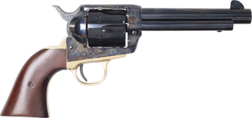 Pietta Copper Canyon 357 Magnum/9mm, 5.5" Barrel, Case Hardened Frame, Wood Grip, 6rd - Firearm | The Gun Shop