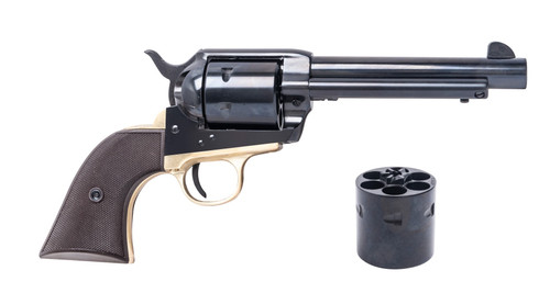 Pietta Guardian Six Dual 45 Colt/45 ACP, 5.5" Barrel, Blued Frame, Brass Trigger Guard, 6rd - Exclusive Guns | The Gun Shop