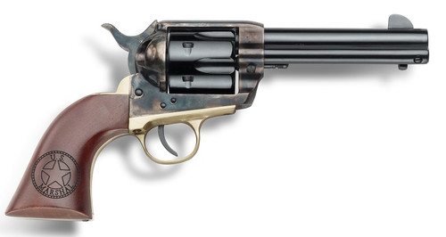 Pietta 1873 Great Western II U.S. Marshal 357 Mag, 4.75" Barrel, Walnut, 6rd - Collector Guns | The Gun Shop
