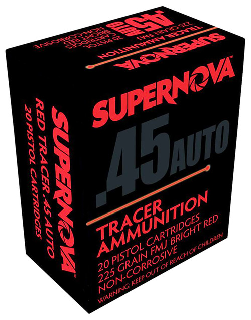 Piney Mountain Red Tracer 45 ACP, 225gr, FMJ, 20rd Box - Ammo | The Gun Shop