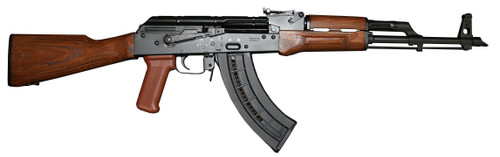 Pioneer AK-47 Sporter 22 LR 16" Barrel, Black Rec, Wood Furniture, 25rd - AK-47 Rifles | The Gun Shop