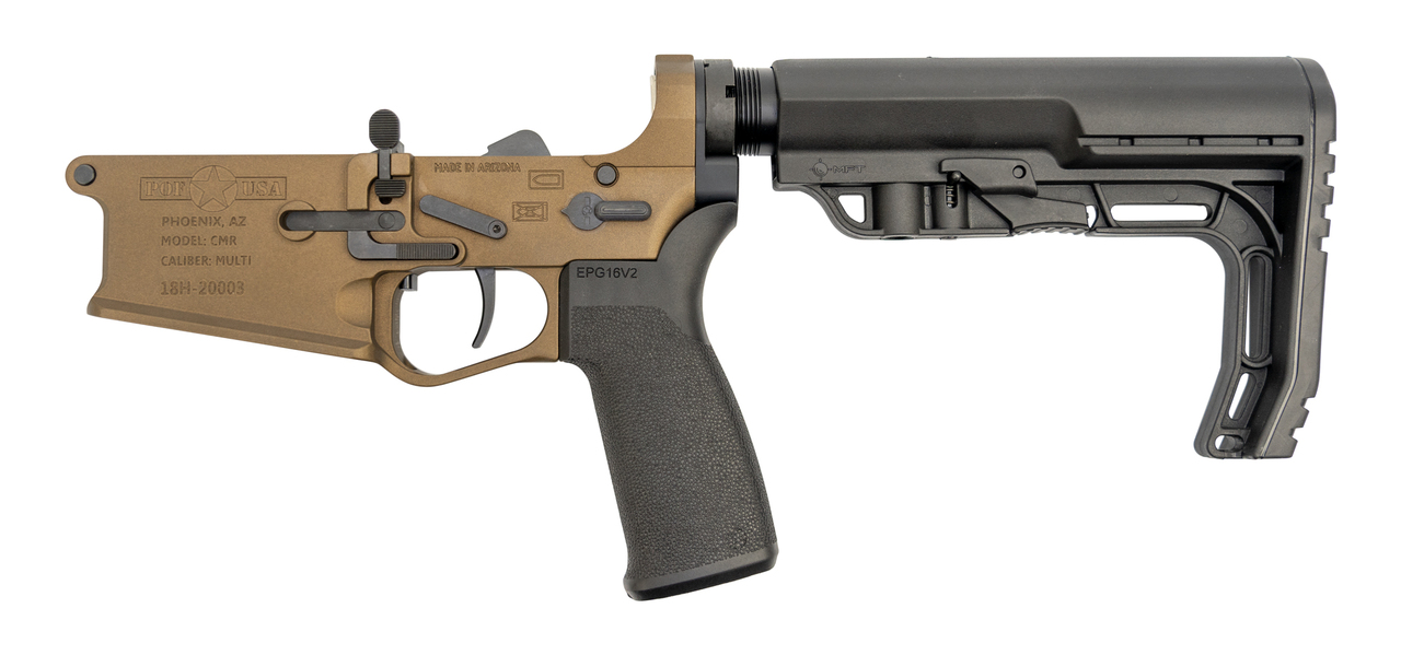 POF Gen4 Revolution Assembled Lower .308 Win, POF Trigger, MFT Minimalist, Bronze