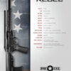 POF Rebel Pistol .22 LR, 8" Barrel, MFT Brace, Black, 10rd