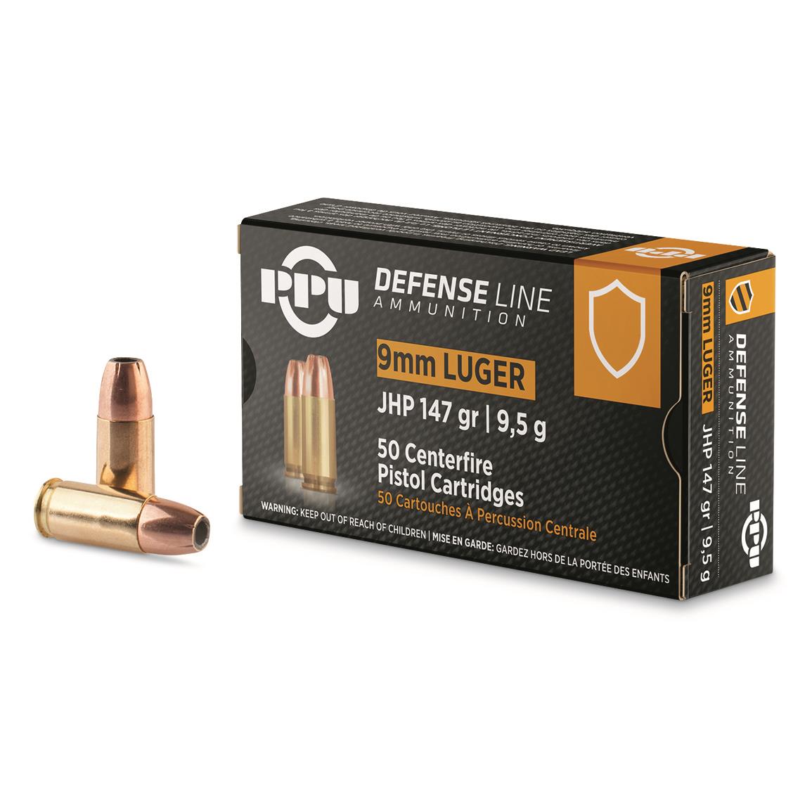 ppu-defense-9mm-147gr-50-rounds-jhp-222475m2_ts-2 PPU Defensive Line, 9mm, JHP, 147 Grain, 50 Rounds