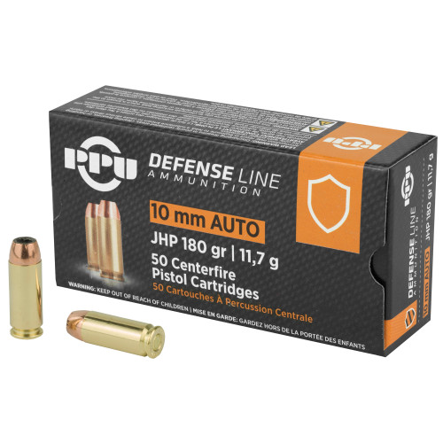 Prvi Partizan Defense 10mm, 180gr, Jacketed Hollow Point, 50rd Box - Ammo | The Gun Shop