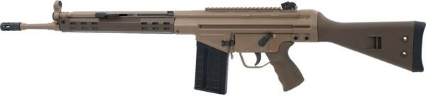 PTR GIR 91 308 Win/7.62 NATO 18" Barrel Patriot Brown Fixed Synthetic Stock Flat Dark Earth Cerakote Aluminum Receiver 20rd Mag