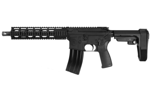 Radical Firearms 5.56/.223, 10.5" Barrel, Quad Rail, SBA3, Black, 30rd