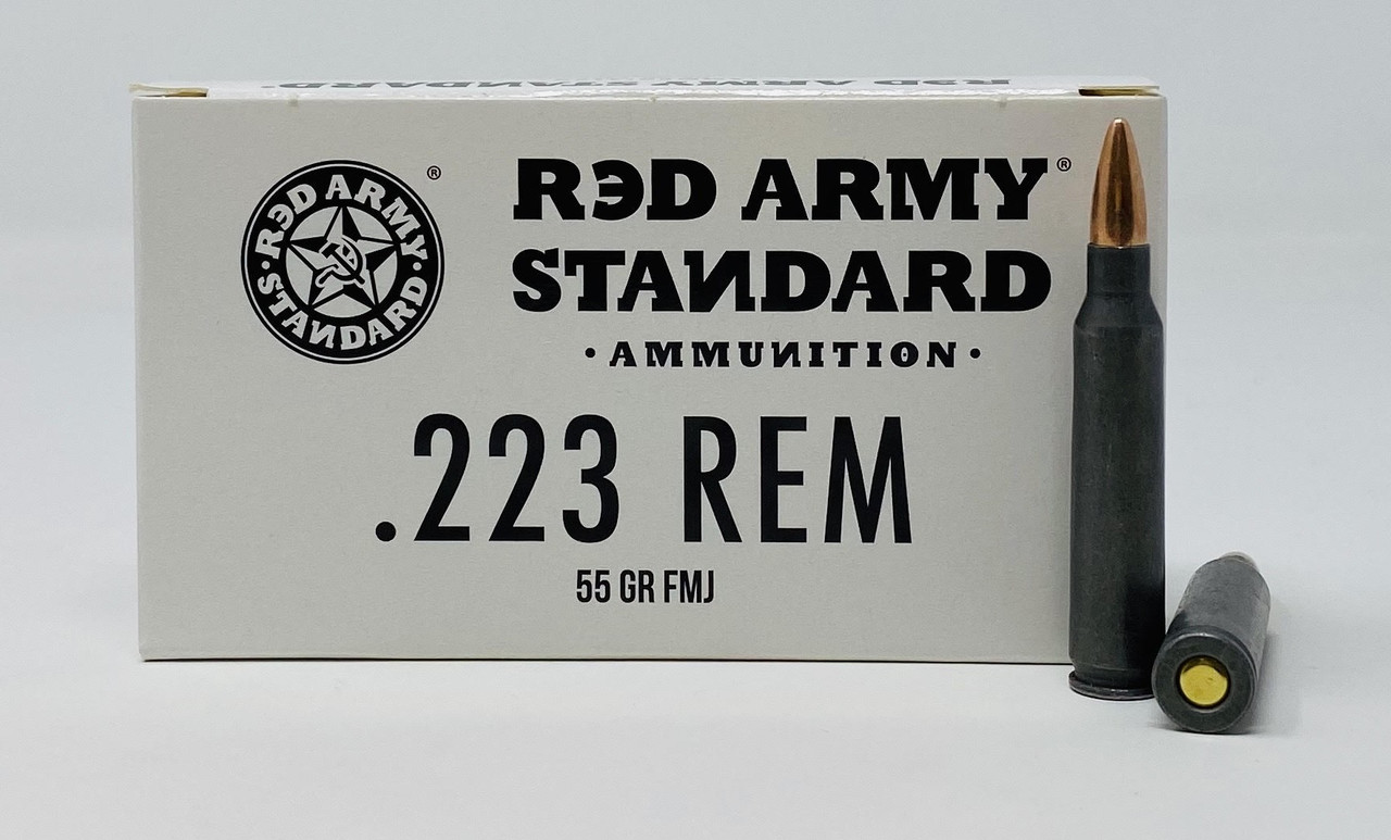 Century Red Army Standard 223 Rem Ammunition 55 Grain Full Metal Jacket