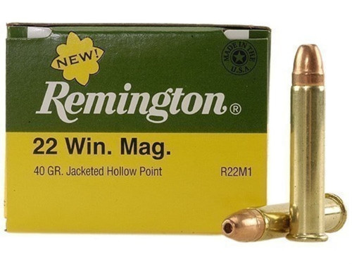 Remington 22 Winchester Magnumnum, 40gr, Jacketed Hollow Point, 500rd Box - Ammo | The Gun Shop