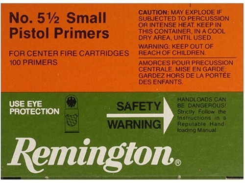 Remington Centerfire Primers 5-1/2 Small Pistol, 500rd Box - Ammo | The Gun Shop