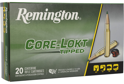 Remington Core-Lokt 300 Winchester Short Magnumnum, 150gr, Polymer Tip, 20rd Box - Ammo | The Gun Shop